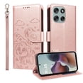 thumbnail image 1 of Funda Cartera GANGXUN con Diseño de Perrito en Relieve para Motorola Moto G56 , Protección 360° con Ranuras y Correa Desmontable, 1 of 6