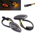 thumbnail image 4 of Domqga 1 Pair Motorcycle Flush LED Turn Signals Light Amber For Honda Grom 2014-2016, LED Turn Signals, Flush LED Turn Signals, 4 of 10