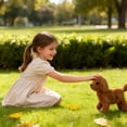 thumbnail image 2 of CYFW Puppy Robot Realistic Dog,2026 New Interactive Walking Plush Puppy Toy Dogs,Walking,Barking & Tail Wagging for Kids & Pet Lovers (Khaki), 2 of 5