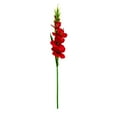 thumbnail image 2 of Nearly Natural Artificial Gladiolus Floral Stem Sprays - 45" - Set of 3 - Red, 2 of 7