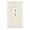 Almond, variant on Maxxima 3-Way / Single Pole Dimmer Light Switch 600 Watt, LED Compatible, Wall Plate Included, Black