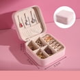 thumbnail image 2 of Multifunctional Portable Jewelry Box Family Travel Earrings Necklace Storage Box, 2 of 11