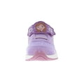 thumbnail image 3 of Frozen Toddler Girls Hook & Loop Lighted Athletic Sneaker (Toddler/Little Kids), Purple, 7 Toddler, 3 of 5