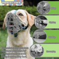 thumbnail image 5 of Bozal para perros Yashi Bozal de silicona con forma de canasta color negro 3 unidades, 5 of 5