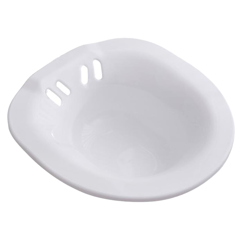 1pc Plastic Sitz Bath Toilet Seat Sitting Basin Postpartum Care Wash