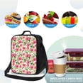 thumbnail image 4 of Fotbe Rose Flowers Lonchera Bolsa de Almuerzo para Hombres y Mujeres, Lonchera de Gran Capacidad, Bolsa de Almuerzo Reutilizable, Bolsa Térmica Aislante, 4 of 7