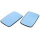 thumbnail image 1 of KSTE 2pcs de coches laterales con calefacción anti-vaho del espejo retrovisor de vidrios azules en forma Compatible with el E39 E46 97-06, 1 of 12