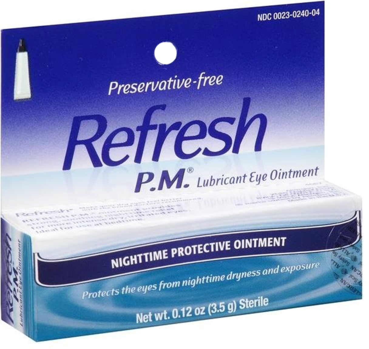 REFRESH PM Lubricant Eye Ointment 3.50 g (Pack of 6)