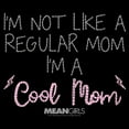 thumbnail image 2 of Women's Mean Girls I'm Not Like a Regular Mom Embroidery Print Graphic Tee Black 4X, 2 of 3