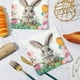 thumbnail image 5 of Servilletas de papel con forma de conejito de Pascua | Servilletas desechables con temática animal para fiestas de Pascua | 20 servilletas de papel con estampado multicolor, 5 of 6