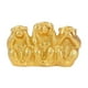 thumbnail image 3 of Estatuas de monos para decorar el hogar. Acentos. Decoración de monos. Esculturas de monos para el hogar. dorado, 3 of 9