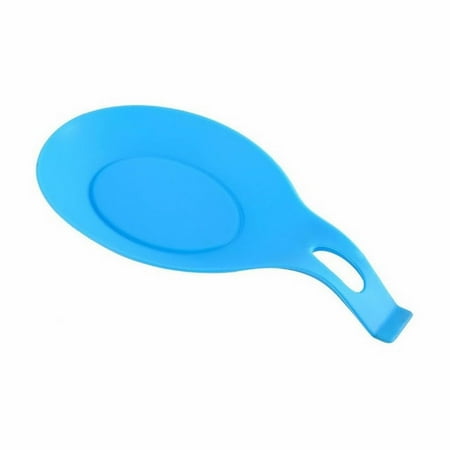 

GZJCKJY Flexible Almond Shaped Silicone Spoon Rest Multipurpose Kitchen Silicone Spoon Rest Colorful Heat Dishwasher Silicone Spoon Rest Bbq Brush Rest