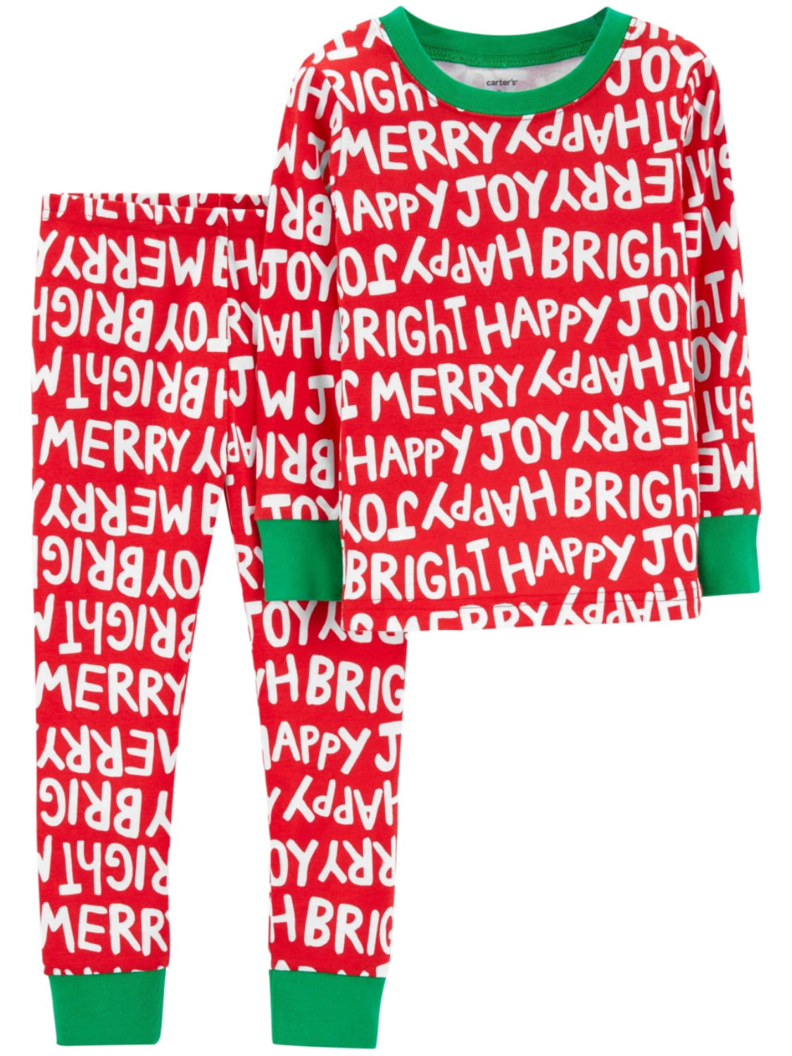 carters baby girl christmas pajamas
