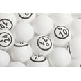 thumbnail image 3 of Regal Games Professional White Ping Pong Bingo Balls - Durable Construction, Enhanced Visibility with Large Print - Pack of 75, 3 of 3