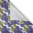 thumbnail image 4 of Ambesonne Floral Valance Pack of 2, Botany Hibiscus and Leaves, 54"X12", Violet White Olive Green, 4 of 5