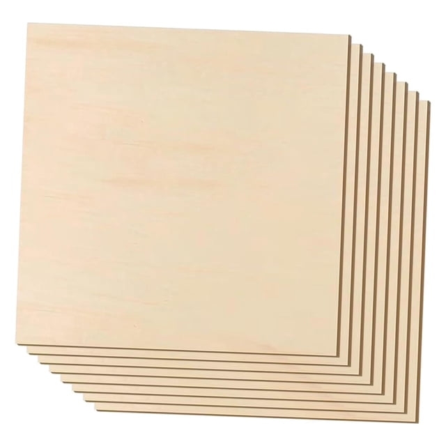 Material multifuncional para manualidades, hecho de madera de tilo, para dibujar, pintar y 15 mm