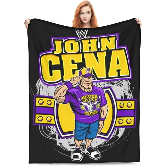 John Wrestler Cena Blanket Ultra Soft Living Room/Bedroom Air Conditioning Blanket 60"x50"