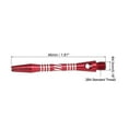 thumbnail image 2 of Uxcell Dart Shafts 41mm/1.6 Inch, 2BA Thread Aluminum Dart Stems Dart Accessories, 3 Pack Red, 2 of 5