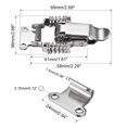 thumbnail image 5 of Uxcell 304 Stainless Steel Spring Loaded Toggle Latch Catch Clamp 68mm, 5 of 6