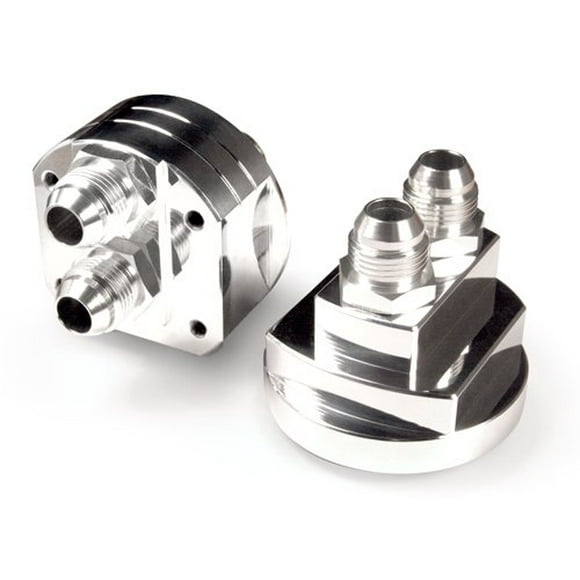 Remote Oil Filter Relocation Kit - Polished