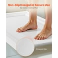 thumbnail image 5 of VEVOR Shower Pan, 60″ L x 32″ W Single Threshold Shower Base,Rectangle Acrylic & PVC Showering Base in White,Slip-Resistant Showering Pan Bases with Drain & Cover for Bathroom,Center Drain Location, 5 of 9