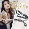 thumbnail image 4 of (set Of 2) Octopus Tentacle Rings - Punk Fashion Octopus Rings For Men And Women - Hip Hop Personality Jewelry, 4 of 5