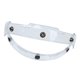 thumbnail image 5 of Adaptador UV para motocicleta, visera tipo burbuja de 3 broches con lente protectora y bisagra abatible. Claro, 5 of 6