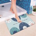 thumbnail image 4 of Guanhe Welcome Mats, Ocean Series Outdoor Doormats Floor Soft Non-Slip Carpet Rug Doormat 24x16''(Blue), 4 of 5