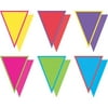 TCR74779 - Brights Pennants With Pizzazz by Teacher Created Resources