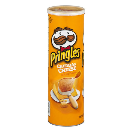Pringles Potato Chips Cheddar Cheese, 5.96 OZ - Walmart.com