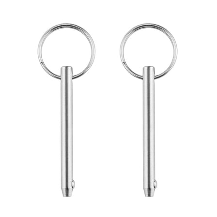 2x boat quick release pins 316 stainless steel 1/4 marine plug lock 5mm