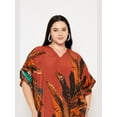 thumbnail image 6 of Oussum Women'S Plus Size Caftan Dress Long Maxi Kaftan Loungewear, Size Fit 1X-3X, 6 of 8