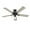 Matte Black, variant on Hunter - Swanson Indoor Ceiling Fan With Light, 52-inch, New Bronze, Traditional-style, 3-speed WhisperWind Motor, 50901, for living rooms, bedrooms, home offices, kitchens