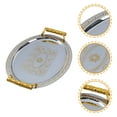 thumbnail image 4 of European Style Fruits Serving Tray Metal Dessert Tray Snacks Storage Tray Candy Plate, 4 of 7