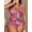 Rose Red Floral, variant on 2026 Sexy Print Tied Halter 2 Piece Plus Size Tankini Women High Waist Push UP Swimsuit Backless Beach Bathing Suit