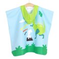thumbnail image 4 of Beach Towel with Hood for 1-5 Years Boys and Girls Cartoon Animal Pattern Hooded Towels Bath Robe for Kids, 4 of 7