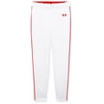 thumbnail image 1 of Pantalón de béisbol Under Armour Utility para niños, blanco/rojo, talla L, 1 of 3