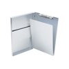 Saunders 10519 0.5 in. Clip Capacity Holds 8.5 in. x 14 in. Sheets Snapak Aluminum Side-Open Forms Folder - Silver