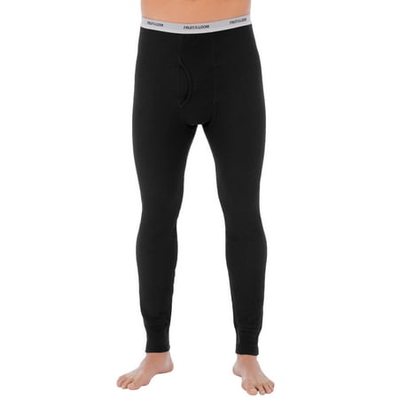 Fruit of The loom Men's Soft Waffle Waffle Baselayer Crew Pant Thermal underwear for Men