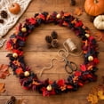 thumbnail image 4 of ShengapQ Artificial Maple Leaf Vines, Decorative Vines for Thanksgiving, Halloween Home Decor, Flexible Garland for Fireplace and Door Frame, Reusable Autumn Decorations, Seasonal Party Accessories, 4 of 6