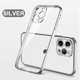 thumbnail image 1 of Funda de silicona suave transparente con marco chapado de lujo para iPhone 14 Plus 13 12 11 Pro Max Mini X XS XR SE 2022 8 7 funda transparente de TPU Tan Jianjun unisex, 1 of 2