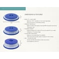 thumbnail image 5 of Expandable Microwave Bowl and Dish Cover (BLUE - SET OF 2), 5 of 5
