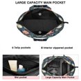 thumbnail image 3 of Pioneer Flower Floral Print Pattern Travel Tote Bags for Women Carry On,Large Weekender Bags for Women Travel,Multi Functional Duffle Bag for Work,Shopping,Sports, 3 of 5