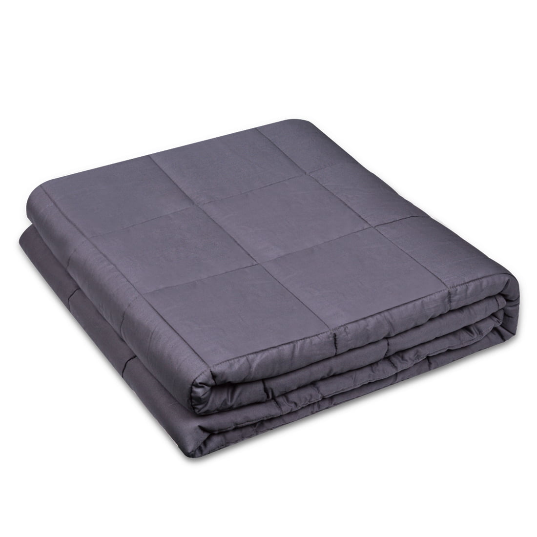Beautyrest weighted blanket 15 Lb Gray Velvet 48 X 72 Removable cover twin 