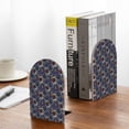 thumbnail image 5 of Hirioo Boho Style Sunflowers Design for Bookends Decorative Bookends for Shelves for Home or Office, Non-Slip Base, 5 of 8