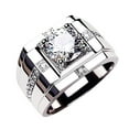 thumbnail image 2 of Men's Fashion Rhinestone Accent Ring - Domineering Design for Valentine's Day Gift, Jewelry for Him, Suitable for Anniversaries, Birthdays or Celebrations, 2 of 4