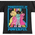 thumbnail image 3 of Barbie - Positivity Is Powerful - Girls Fitted Short Sleeve Graphic T-Shirt, 3 of 5