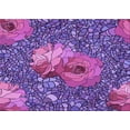 thumbnail image 1 of Ahgly Company Machine Washable Indoor Rectangle Transitional Dark Magenta Purple Area Rugs, 4' x 6', 1 of 7
