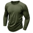 thumbnail image 5 of VJATTWR Men's Shirts Long Sleeve 3 Button Casual Collared T-Shirt Winter Fall Shirt with Pocket Mens Fashion Shirts Shirts S, 5 of 7