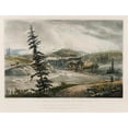 thumbnail image 2 of William Guy Wall 18x15 Black Ornate Wood Framed Double Matted Museum Art Print Titled - The Junction of the Sacandaga and Hudson Rivers (1821-1822), 2 of 5